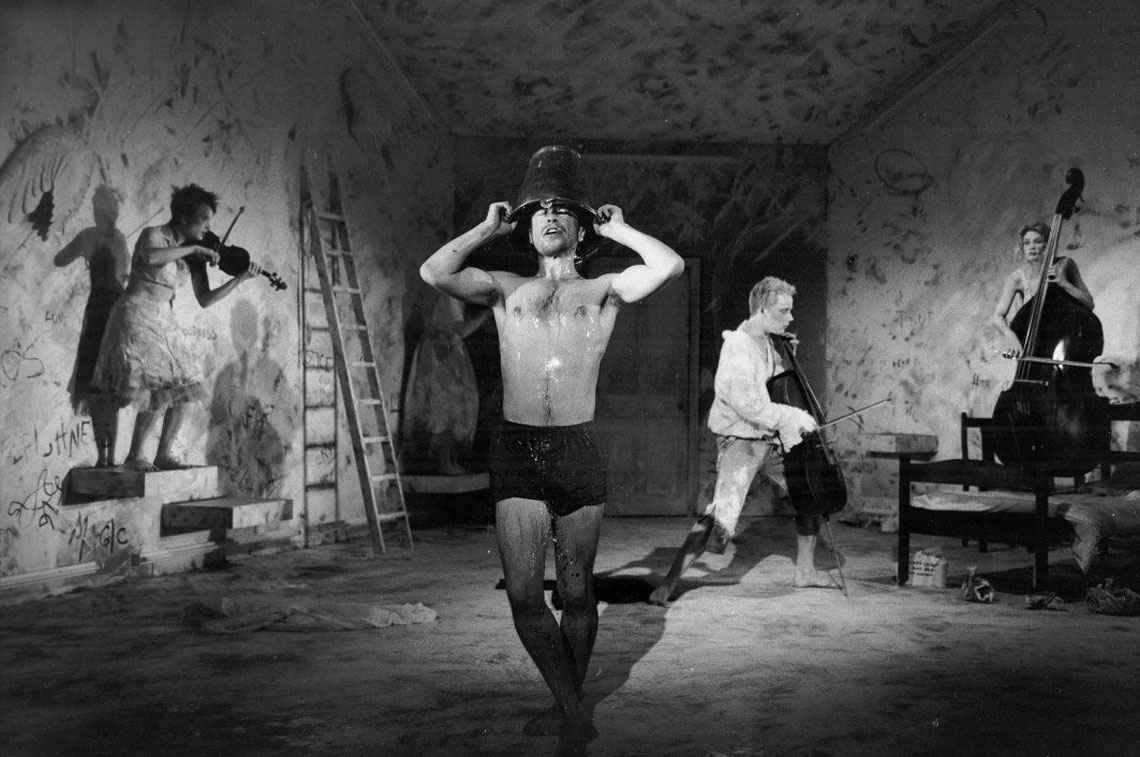 Lucy performing with The Gogmagogs
